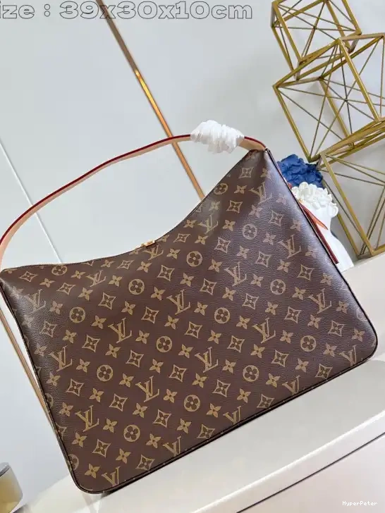 VUITTON MM-39x30x10cm LOUIS Slouchy 0605